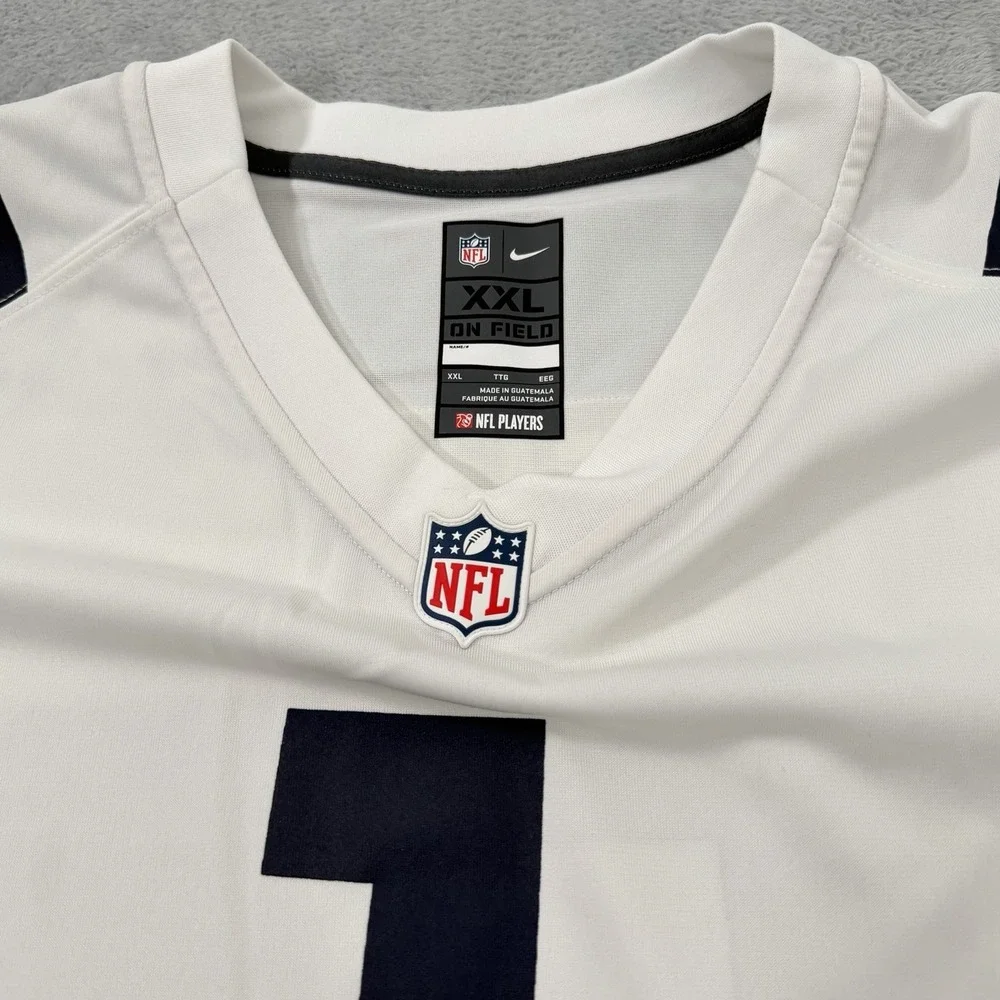 Nike NFL On Field Chicago Bears Justin Fields #1 Jersey Adult 2XL White NWOT